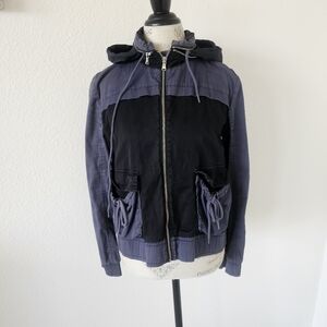 Marc by Marc Jacobs Women Standard Suppply Workwear Fight Bomber Jacket Blue 12